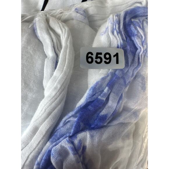 LoveShackFancy Lilah Dress Floral Halter Tie Maxi Victorian Blue White XS / S - Picture 12 of 12